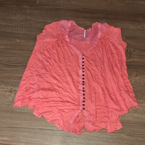 Free People Coral Top - Picture 2 of 7